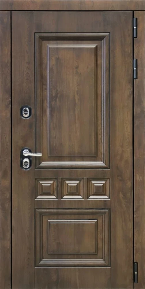 Входная дверь ДвериПРО Аура ФЛ-185 (10мм, ПВХ ясень белый) DPRO198105 внешняя сторона