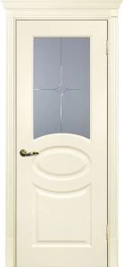Межкомнатная дверь Смальта 12 Слоновая кость ral 1013 