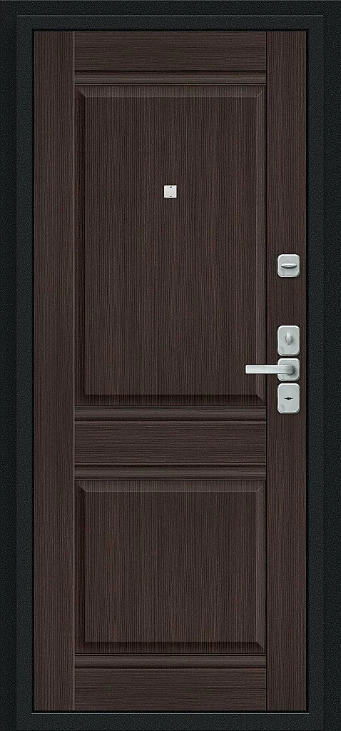 Фото Входная дверь Нео Букле черное/Wenge Veralinga BR4630 внутренняя сторона
