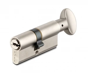 Цилиндровый механизм с вертушкой 164 SM/80 (30+10+40) mm никель 5 кл.