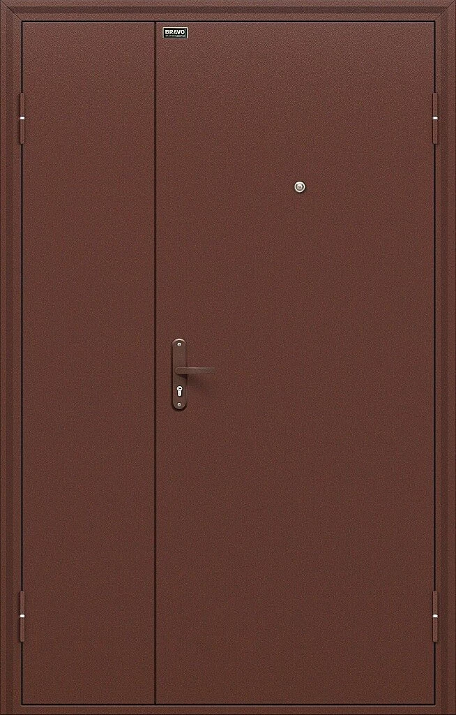 Фото Входная дверь Дуо Слим Антик Медь/Антик Медь BR2419 внешняя сторона
