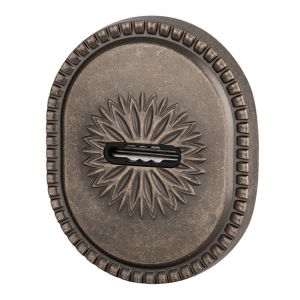 Накладка на сувальдный замок ESC.S-auto.CL/OV (PS-DEC CL) AS-9 античное серебро