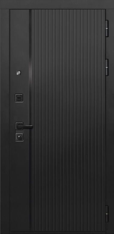 Входная дверь ДвериПРО L-45 ФЛ-790 Velutto Grigio DPRO198186 внешняя сторона