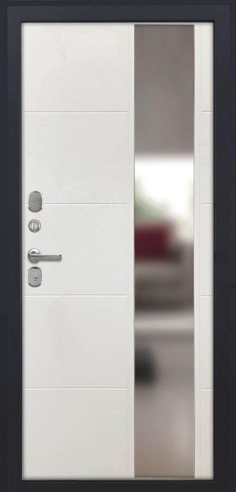 Входная дверь ДвериПРО L-43 ФЛЗ-649 капучино (зеркало) DPRO196794 внутренняя сторона