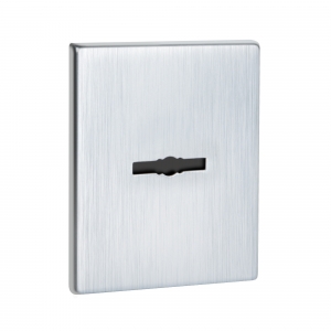 Накладка на сувальдный замок ESC.S-auto.TRG/K.486 с авт. шторками SSC-16 сатинированный хром (1 шт)